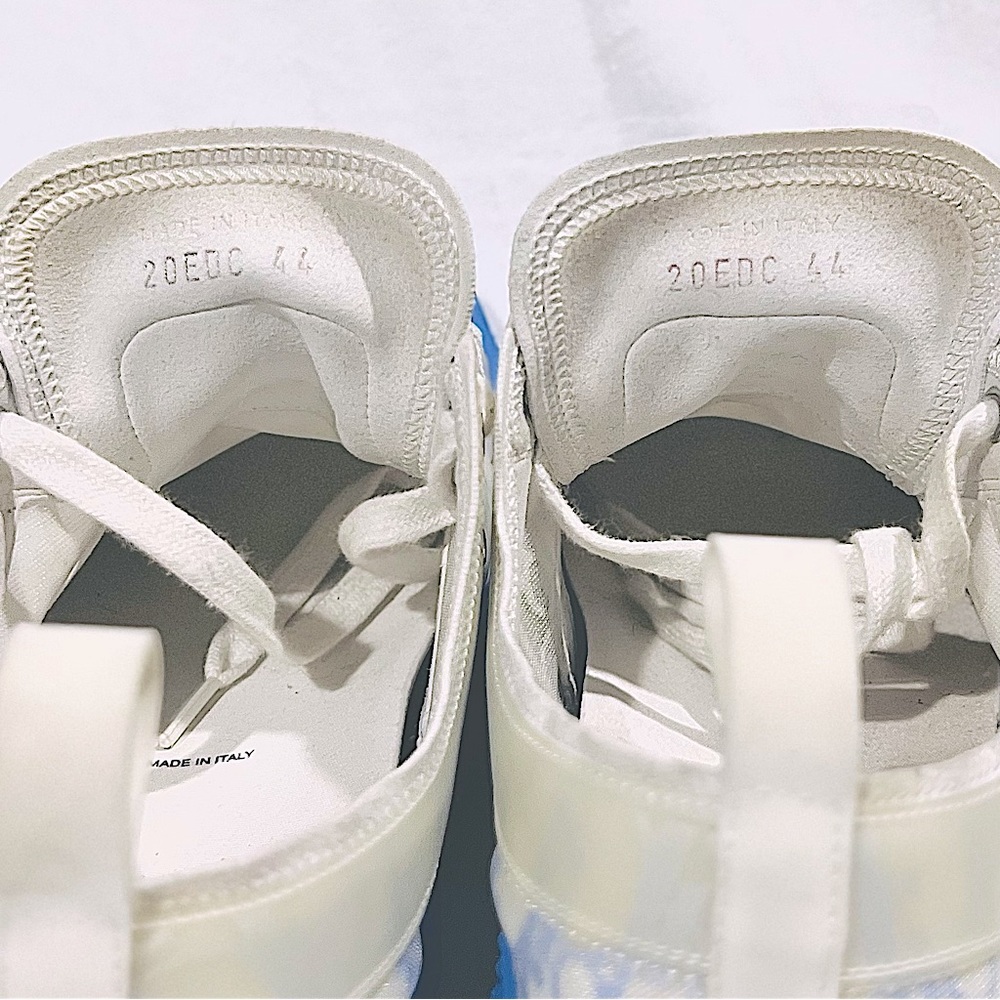 Men’s Dior B23 Low Top Blue Trainer Sneakers - Picture 10 of 11